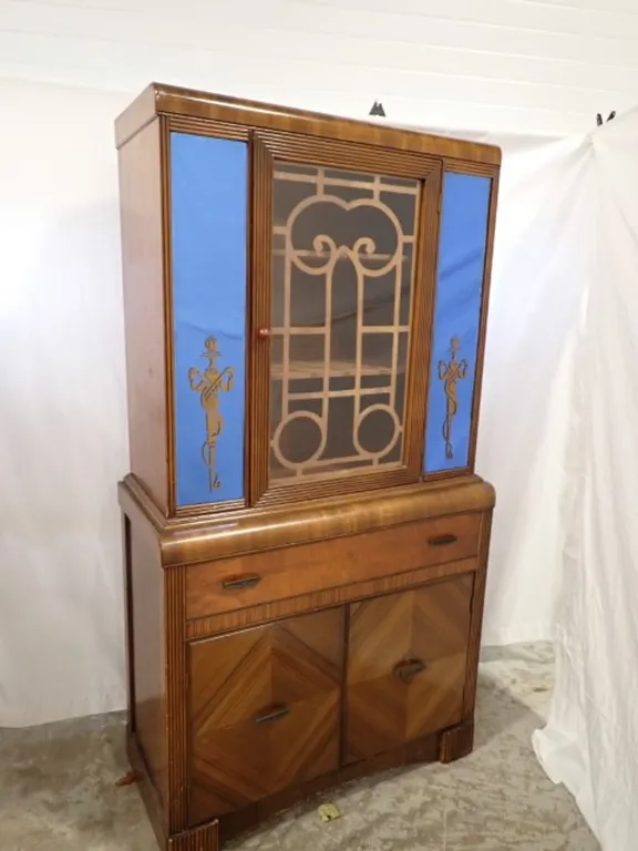 Art Deco Style China Hutch