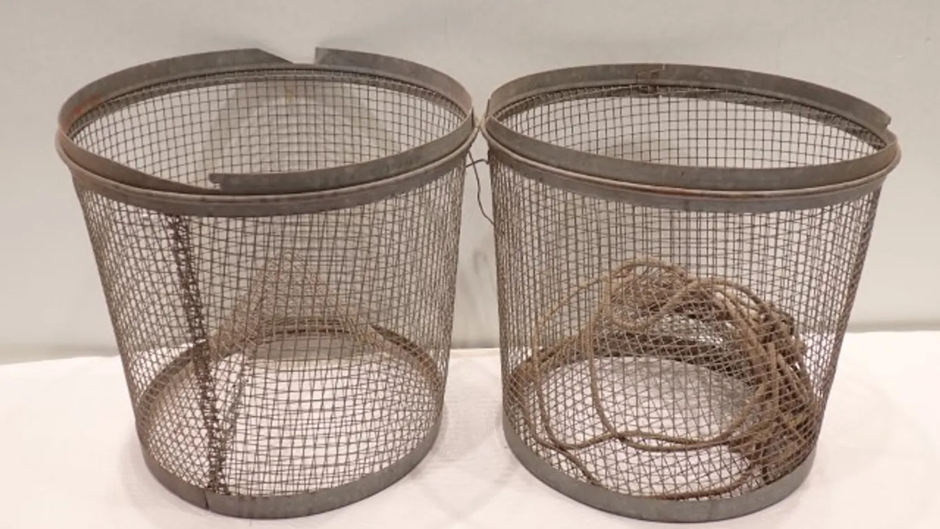 Vintage Minnow Basket
