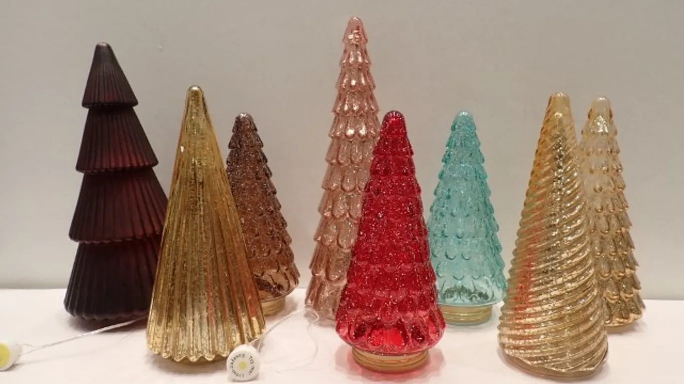 Glass Xmas Trees