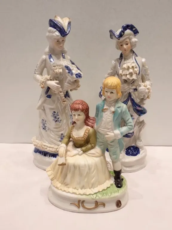 Victorian Style Porcelain Figurines