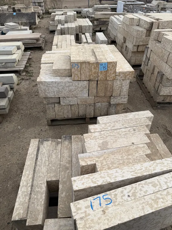7 pallets of Architectural Limestone Blocks, Slabs, Coping & Veneer Stone