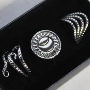 NEW 3PCS/SET RING SET SZ8