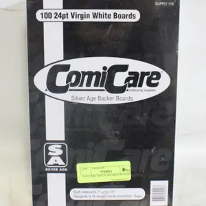 100 COMIC WHITE BOARDS SEALED