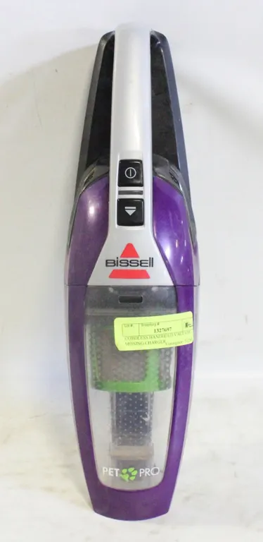 CORDLESS HANDHELD VACUUM MISSING CHARGER