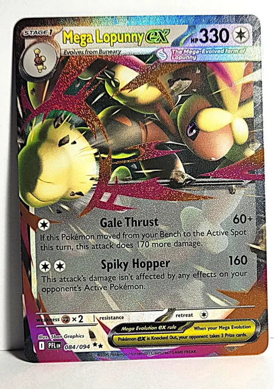22) MEGA LOPUNNY EX, 84/94 DOUBLE