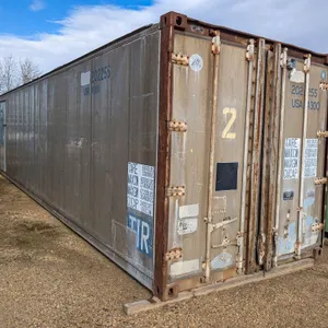 40FT SEA CAN SHIPPING CONTAINER W/ CONTENTS