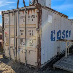 20FT SEA CAN SHIPPING CONTAINER W/ CONTENTS