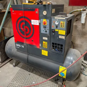 CHICAGO PNEUMATIC QRS 10 10HP AIR COMPRESSOR W/