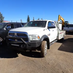 2016 Ram 5500HD Laramie Crew Cab DRW 4x4 Deck Truck. VIN 3C7WRNFL2GG111902. NOTE: REGISTERED IN AB.