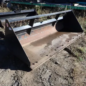 Dirt Trax 96" Skid Steer Cleanout Bucket Attachment.