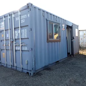 2020 Custom Cubes 20' Sea Can Office SN SKIU 219373 4- CANNOT BE REMOVED UNTIL 2PM MON. NOV 9/26.