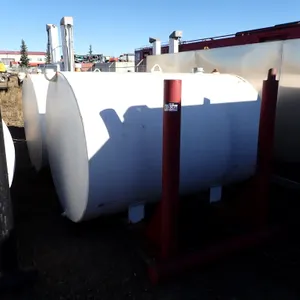 Skidded Dual Fuel Tanks.