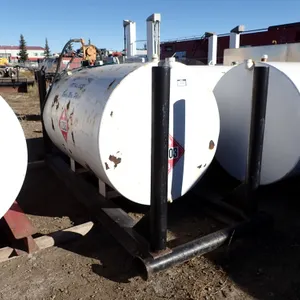 Skidded Fuel Tank w/Gas Boy 73 DSL N3 Electric Pump.