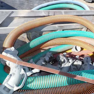 Lot of (2) Crates Asst. Fuel Distribution Hoses and Dixon Victaulic Couplers.