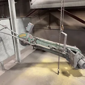 Fox Grinders Inc. Model 9125 Grinder w/ CM 1/2 Ton Beam Roller & Asst. Chain Hoist