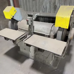 Dual Wheel Industrial Grinder w/ (2) Heavy-Duty Grinding Stones