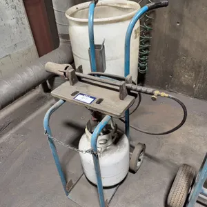 Tiger Torch Cart w/ Propane Bottle, Torch, Regulator, Striker, etc.