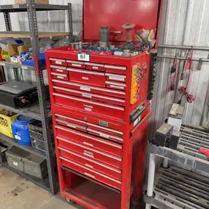 Beach 22-Compartment Tool Storage Combo w/ Asst. Sockets, Scrapers, Nut Drivers, Screwdrivers, Wrenc