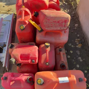 Assorted Plastic Gas Cans