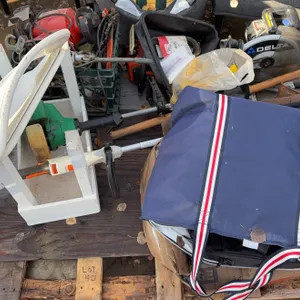 Delta Miter Saw, Homelite 452VL Chainsaw, Stihl FSA 56 Trimmer, Gas Trimmer, Bench Grinder & More