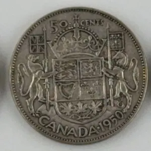 1950 Canada 50 Cents Silver Lot of 3