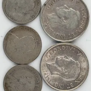 1910-1944 Canada Coin Lot of 5