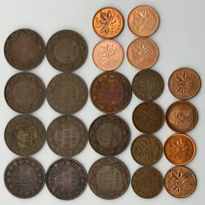 1859-2003 Canada 1 Cent Lot of 23