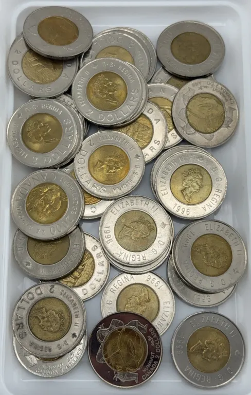 Bin of $2 Coins - Canada