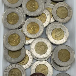Bin of $2 Coins - Canada