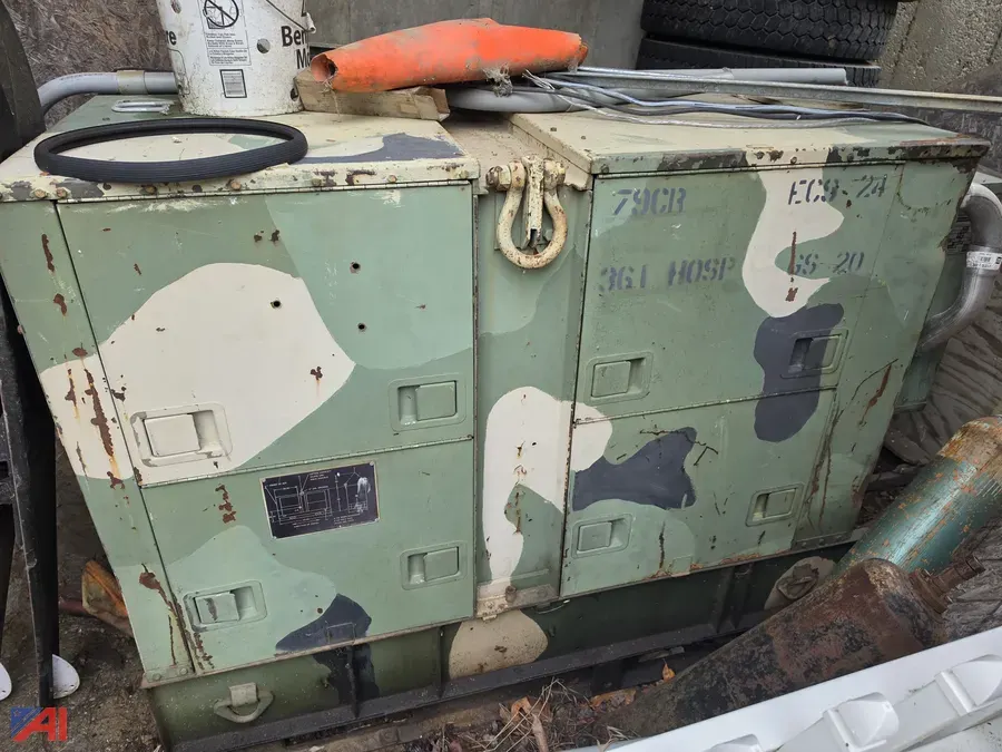 1976 Libby Welding Military MEP-004A 15kW Diesel Generator Set