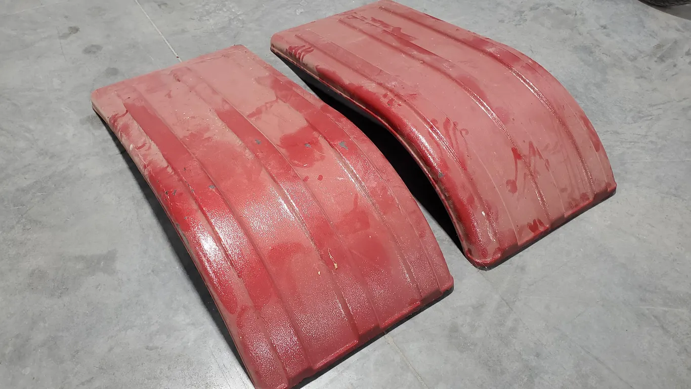 (2) Half Fenders - Red