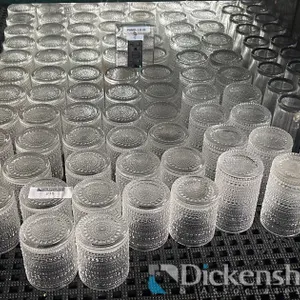 LOT OF GLASS DRINKWARE