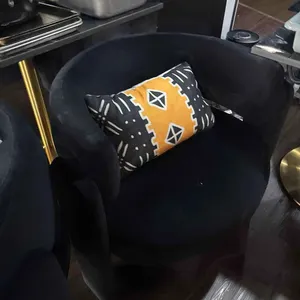 (2) PLUSH BLACK CHAIRS