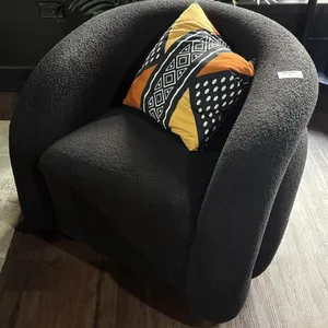 (2) PLUSH BLACK SWIVEL CHAIRS