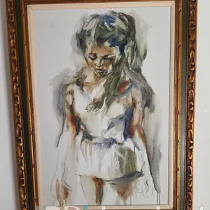 GIRL FRAMED ARTWORK