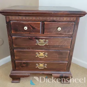 DARK WOOD NIGHT STAND