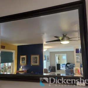 DECORATIVE MIRROR, APPROXIMATE 40"X28"