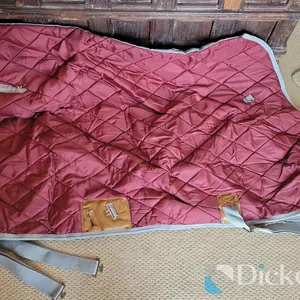 (1) QUILTED STABLE BLANKET, (1) TURNOUT BLANKET, (1) QUILTED NECK COVER