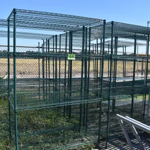 Green Wire Mesh Refrigerator Shelves