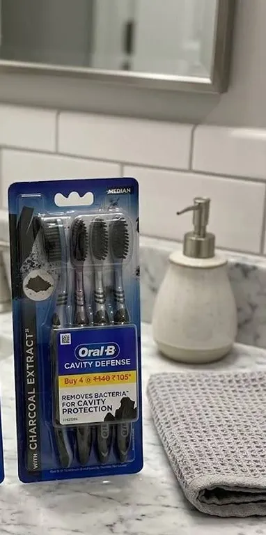 Oral-B Cavity Defense Medium Toothbrush 4-Pack