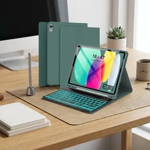 Smart Keyboard Case for iPad 10th Gen, Dark Green