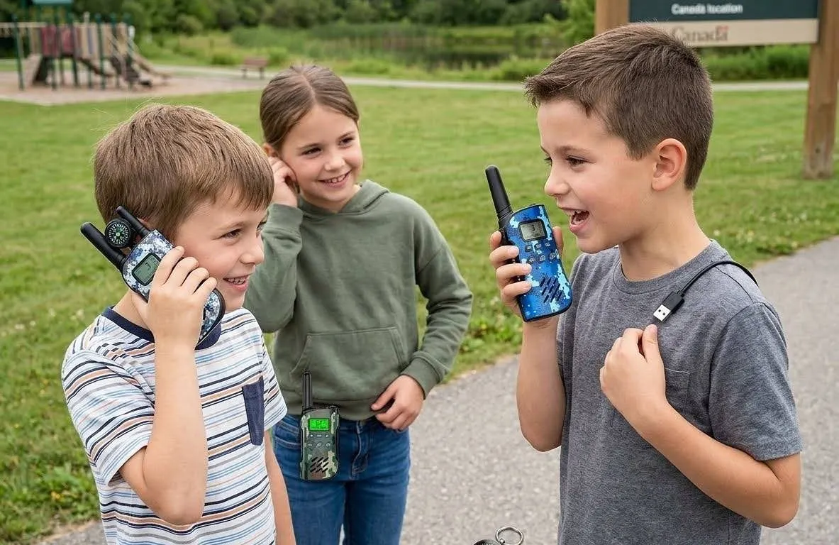 Inspireyes GL-528 Kids Walkie Talkies, 3 Pack