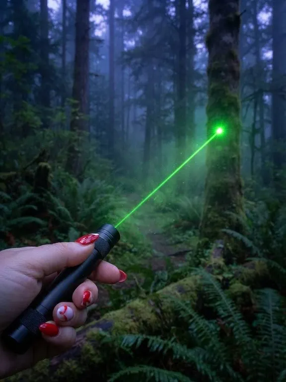 USB Rechargeable Green Laser Outdoor Flashlight