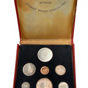 Canada 1867-1967 Centennial Silver Coin Mint Set in Case