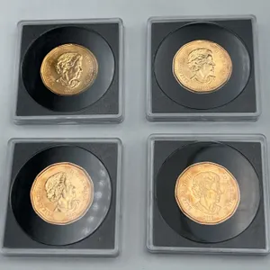 2005 Terry Fox commemorative Canada Loonie Dollar Coin Cased Set Of 4