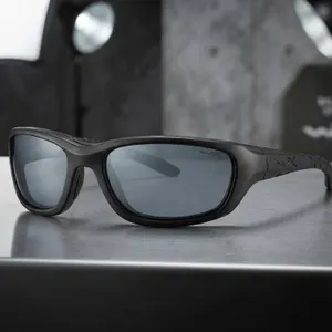 Wiley X Airrage Matte Black Grey Lens Sunglasses