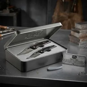 Buck 246 & 247 Liner Lock Combo Collector's Tin