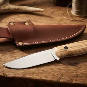 BPS Knives BS7FTS Carbon Steel Knife with Sheath