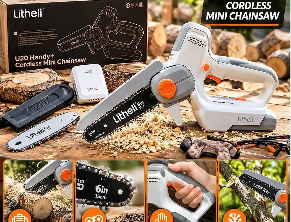 Litheli U20 Handy+ Cordless Mini Chainsaw
