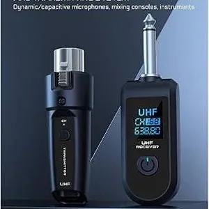 Yunseity UHF Wireless Microphone System